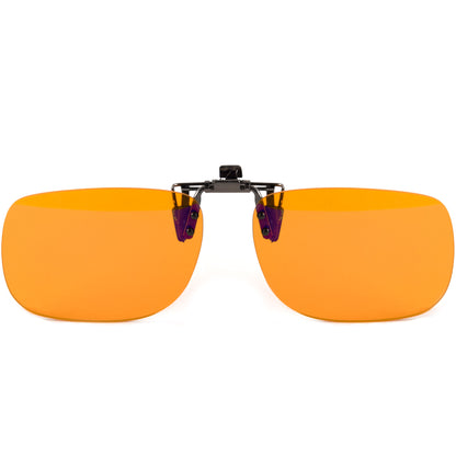 Orange Glasses Clip-On