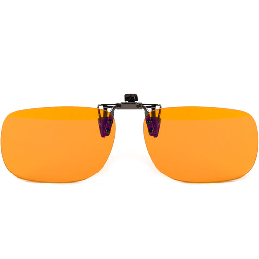 Orange Glasses Clip-On