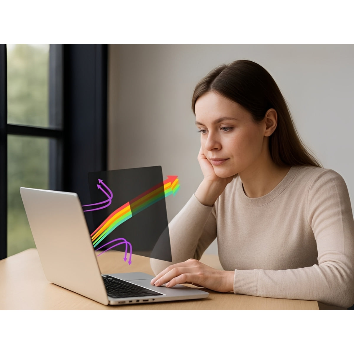 Magnetic Privacy Filter for MacBook Air 13.6" - view 3