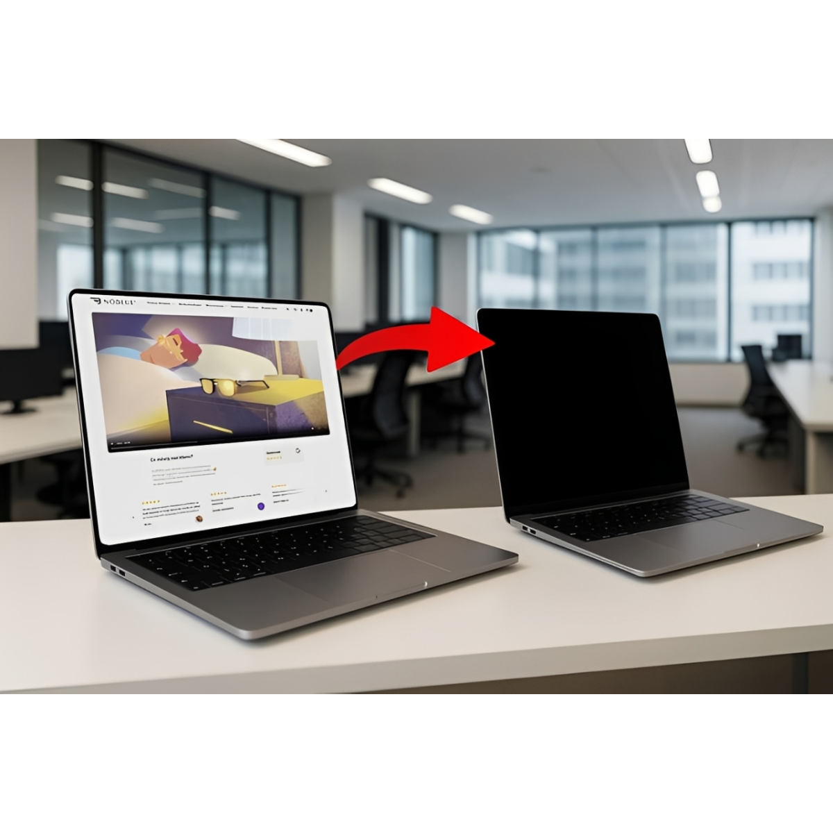 Magnetic Privacy Filter 23.8" - view 2