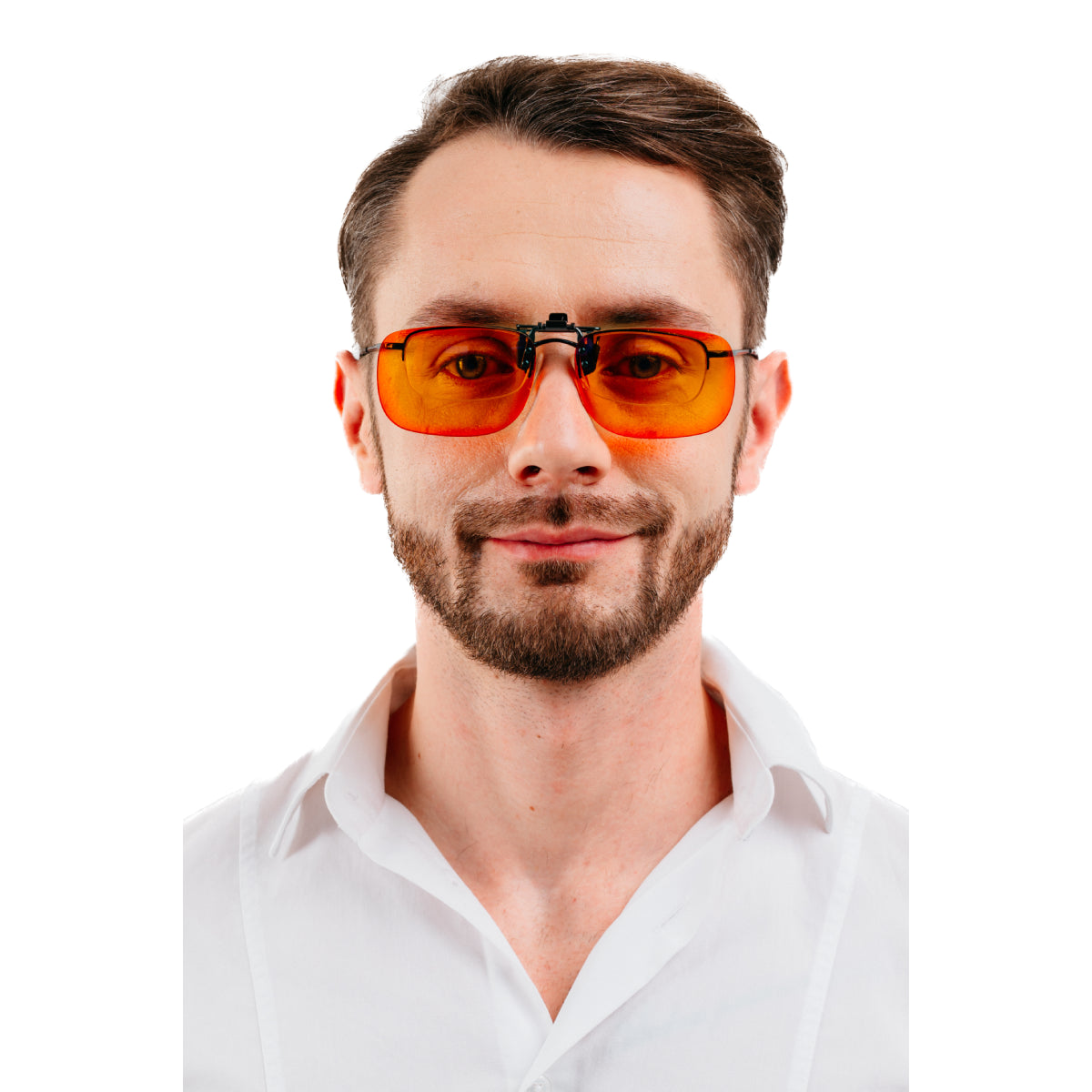 Orange Glasses Clip-On - view 4