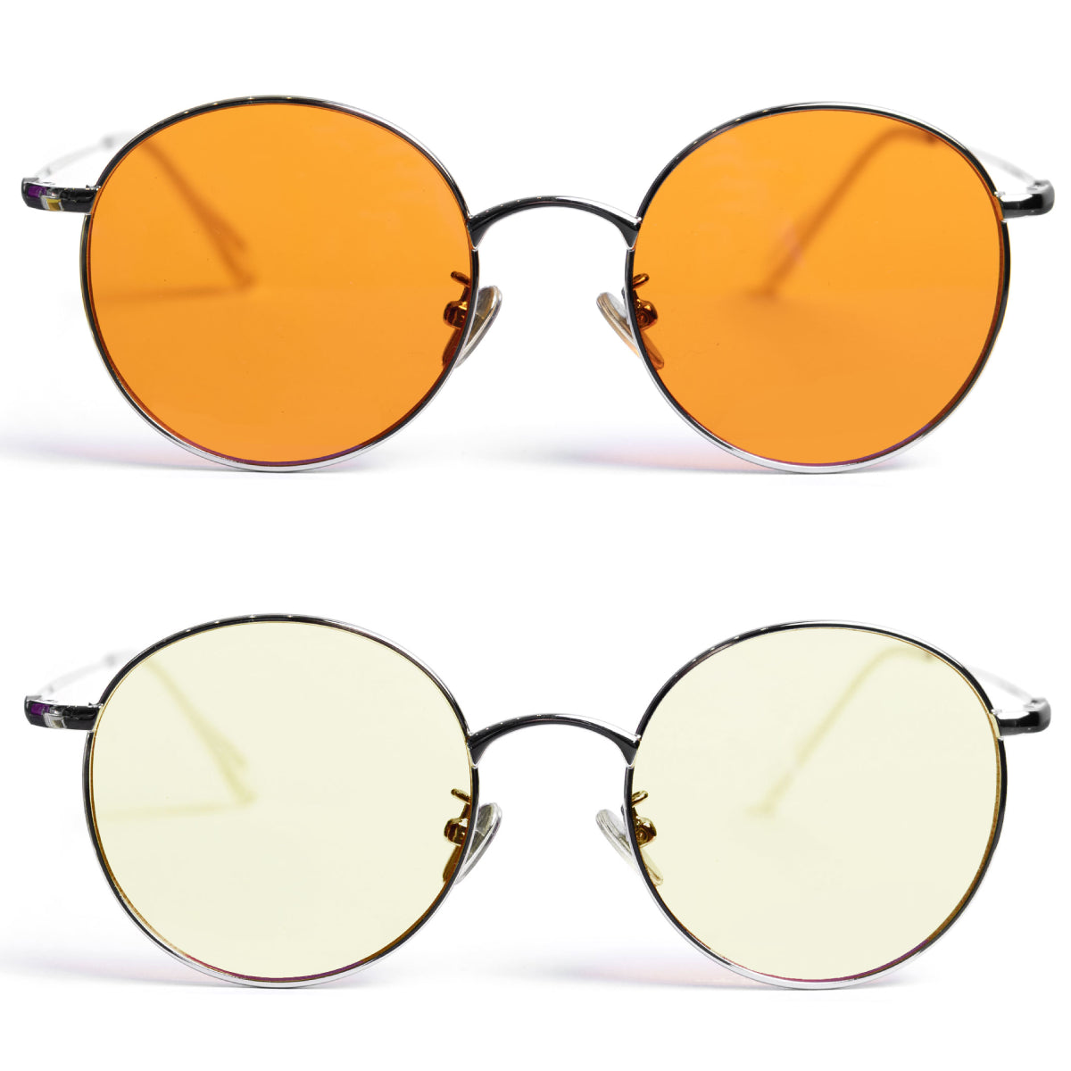 Chrome Glasses Set