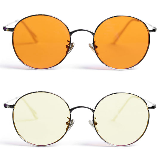 Chrome Glasses Set