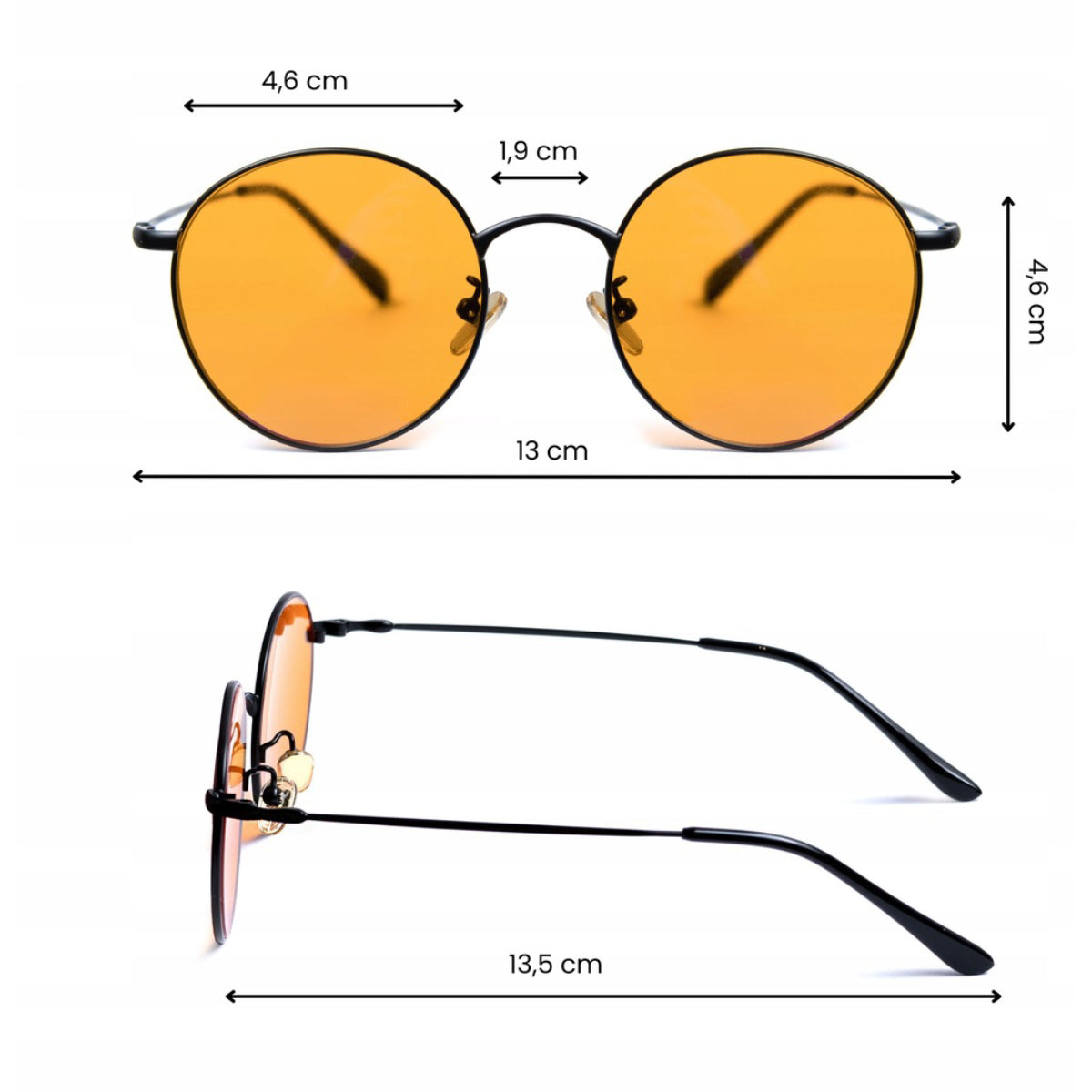Black Glasses Set - view 11