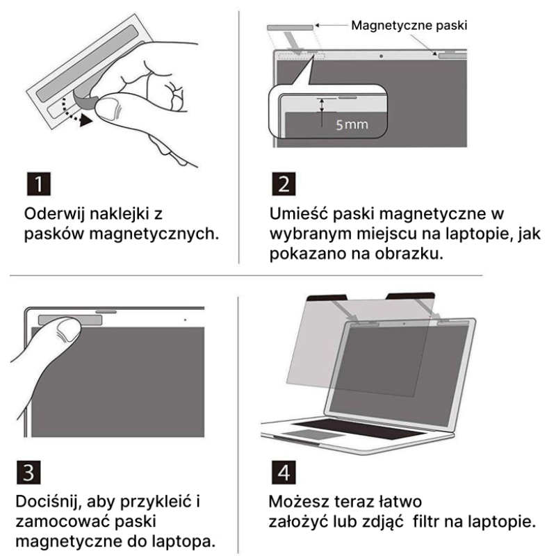 Magnetic Privacy Filter 27" 16:9 - view 6