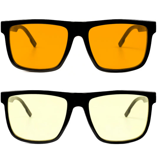 Brown Glasses Set