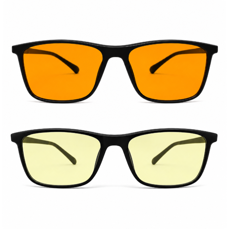 Royal Black Glasses Set