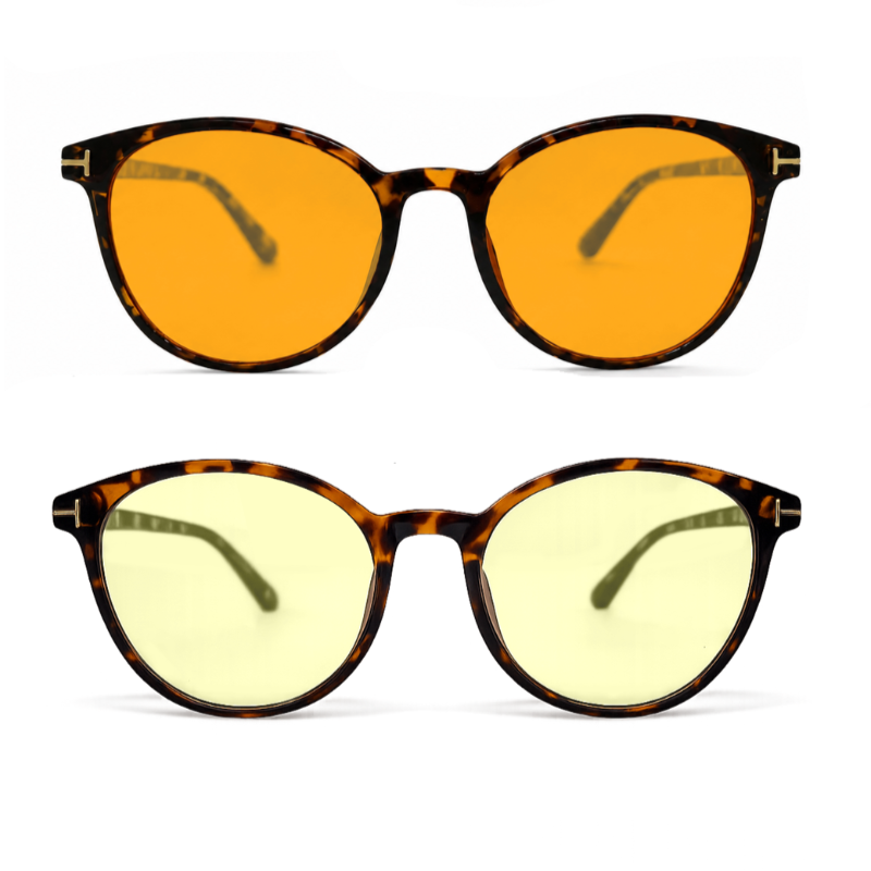 Amber Glasses Set